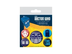 Doctor Who Pin-Back Buttons 5-Pack Exterminate Pyramid International