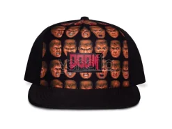 Doom Cappellino Snapback Doom Faces Background Difuzed