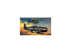 Dragon 5080 F6F-5N HELLCAT NIGHT FIGHTER Kit Militari 1:72 Modellino