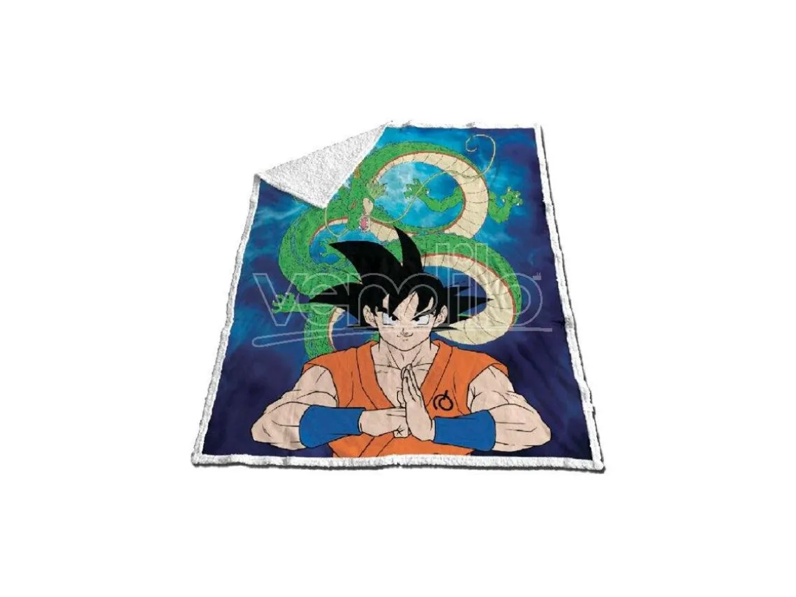 Dragon Ball Z coral sherpa blanket Toei Animation
