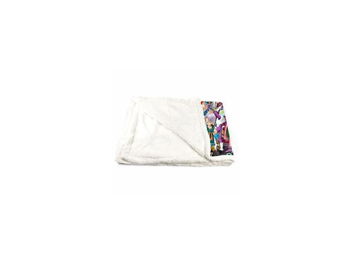 Dragon Ball Z coral sherpa blanket Toei Animation