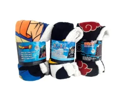 Dragon Ball Z coral sherpa blanket Toei Animation
