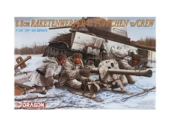 DRAGON D6097 8,8 cm REKETENWERFER 43 PUPPCHEN W/CREW KIT 1:35 Modellino