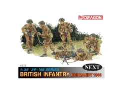 DRAGON D6212 BRITISH INFANTRY (NORMANDY 44) KIT 1:35 Modellino