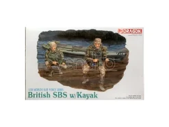 DRAGON D3023 BRITISH SBS W/KAYAK KIT 1:35 Modellino