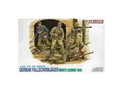DRAGON D6005 GERMAN FALLSCHIRM.MONTE CASSINO KIT 1:35 Modellino