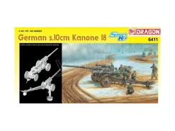 DRAGON D6411 GERMAN S 10 cm KANONE KIT 1:35 Modellino