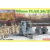DRAGON D6923 88mm FLAK 36/37 2 IN 1 KIT 1:35 Modellino