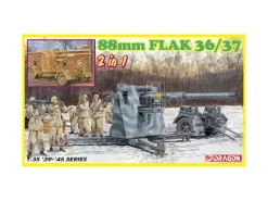 DRAGON D6923 88mm FLAK 36/37 2 IN 1 KIT 1:35 Modellino