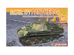 DRAGON D7696 PANTHER G LATE PRODUCTION W/AIR DEFENSE ARMOR KIT 1:72 Modellino