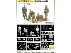 DRAGON D6348 PANZERGRENADIER ITALY 1943-45  KIT 1:35 Modellino