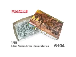 DRAGON D6104 PANZERSCHRECK INFANTERIEKARRE KIT 1:35 Modellino