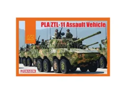 DRAGON D7683 PLA ZTL-11 ASSAULT GUN KIT 1:72 Modellino
