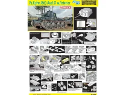 DRAGON D6290 PZ.KPFW.38(t) AUSF.G W/INTERIOR KIT 1:35 Modellino