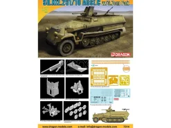 DRAGON D7314 SD KFZ 251/10 AUSF.C W/PAK 36 KIT 1:72 Modellino
