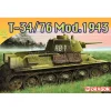 DRAGON D7277 T 34/76 MOD 1943 KIT 1:72 Modellino