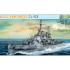DRAGON D7052 U.S.S. SAN DIEGO CL-53 KIT 1:700 Modellino