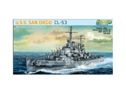 DRAGON D7052 U.S.S. SAN DIEGO CL-53 KIT 1:700 Modellino