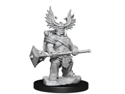 Dungeons & Dragons Frameworks Miniature Model Kit Dwarf Barbarian Female Wizkids