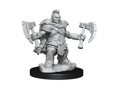 Dungeons & Dragons Frameworks Miniature Model Kit Dwarf Barbarian Female Wizkids