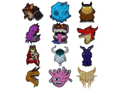 Dungeons & Dragons World Spilla Badge Display 50th Anniversary Mystery Spilla Badge (12) Fanattik