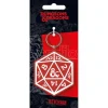 Dungeons & Dragons-d20 Rubber Portachiavi Portachiavi Pyramid International
