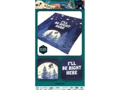 E.T. I'LL BE RIGHT HERE COZY BLANKET Coperta NERDY BY NATURE