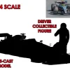 F1 Mercedes W15 E Perfomance 2023 Con Russel Figura - 1:24 Die-cast Model Modelli In Scala Bburago