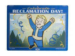 Fallout Metal Sign Reclamation Day Trick Or Treat Studios