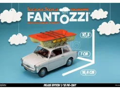 Fantozzi Filini Bianchina 1/18 Die-c Dlx Modelli In Scala Infinite Statua