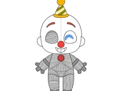 Five Nights At Freddy's Peluche Figura Ennard Chibi 22 Cm Youtooz