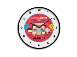 Friends Wall Clock Life Is Better Con Friends Chibi Pyramid International