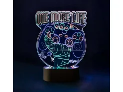 Gameration One More Life Desk Lampada Led Lampada Grupo Erik