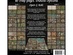 GIANT BOOK OF BATTLEMATS TOWNS & TAVERNS ACCESSORI DM VAULT