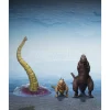 Godzilla 2016 S.h.monsterarts Action Figures 3-pack The Second Form, Thrid Form, Gigante Unidentified Creature Set Bandai Tamash