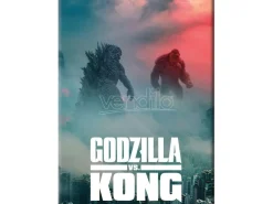 GODZILLA VS KONG ONE SHEET FLAT MAGNET MAGNETI AQUARIUS ENT