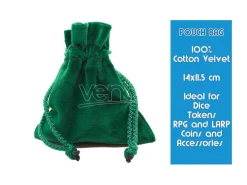 GREEN VELVET POUCH ACCESSORI DM VAULT