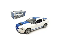 Greenlight Green13674 Shelby Gt500 2011 Performance White Con Grabber Blue Stripes 1:18 Modellino