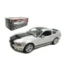 Greenlight Green13673 Shelby Gt500 2011 Ingot Silver Con Black Stripes 1:18 Modellino