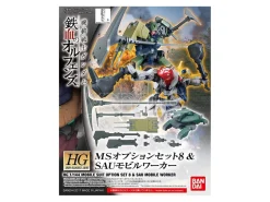 GUNDAM HIGH GRADE HG MODEL KIT MS OPT SET 8 & SAU MB W 1/144 ACCESSORI BANDAI