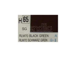 Gunze GU0065 BLACK GREEN SEMI-GLOSS  ml 10 Pz.6 Modellino
