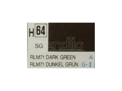 Gunze GU0064 DARK GREEN SEMI-GLOSS  ml 10 Pz.6 Modellino