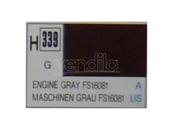 Gunze GU0339 ENGINE GRAY GLOSS ml 10 Pz.6 Modellino