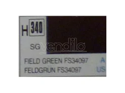 Gunze GU0340 FIELD GREEN SEMI-GLOSS ml 10 Pz.6 Modellino