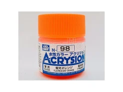 GUNZE GU0098 FLUORESCENT ORANGE ml 10 Pz.6 Modellino
