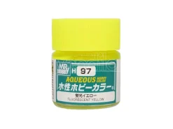 GUNZE GU0097 FLUORESCENT YELLOW GLOSS ml 10 Pz.6 Modellino