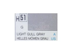 Gunze GU0051 LIGHT GULL GREY GLOSS ml 10 Pz.6 Modellino
