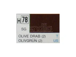 Gunze GU0078 OLIVE DRAB SEMI-GLOSS  ml 10 Pz.6 Modellino
