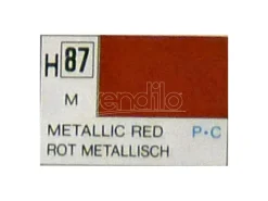 Gunze GU0087 RED METALLIC ml 10 Pz.6 Modellino