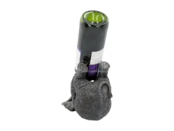 Guzzlers Grey Elephan Wine Bottiglia Holder Accessori Nemesis Now